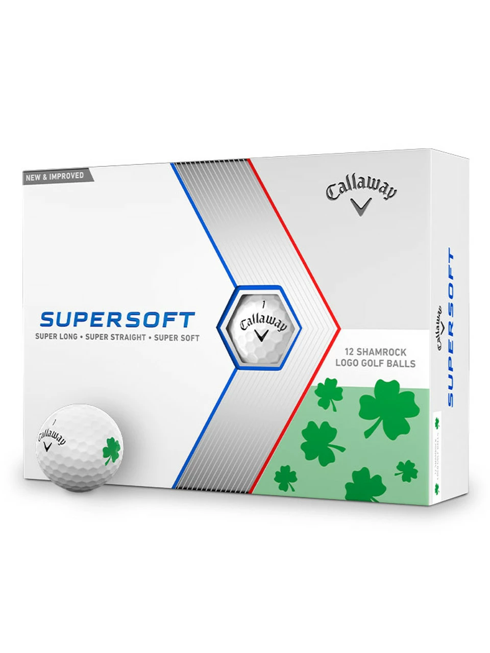 Callaway Supersoft Golf Balls - 4 Leaf Clover 2 Callaway Supersoft Golf Balls - 4 Leaf Clover