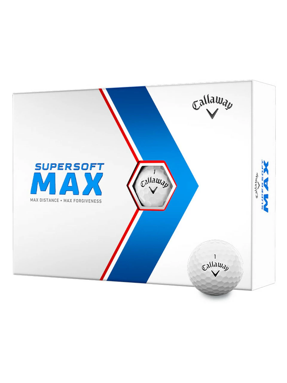 Callaway Supersoft Max Golf Balls - White 3 Callaway Supersoft Max Golf Balls - White