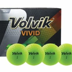 Volvik Vivid Golf Balls - 1 Dozen Green