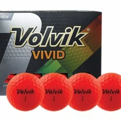 Volvik Vivid Golf Balls - 1 Dozen Red