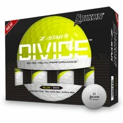 Srixon Z-Star Divide Golf Balls - White/Yellow