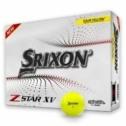 Srixon Z-Star XV Golf Balls - 1 Dozen Yellow 2021