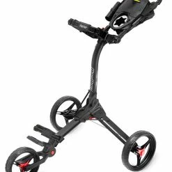 Bag Boy Compact 3 Golf Buggy - Matte Black/Red