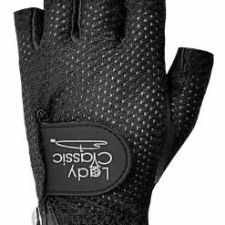 Lady Classic Half Glove - Black