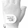 Lady Classic Half Glove - White