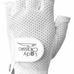 Lady Classic Half Glove - White