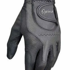 Optima Soft Feel Golf Glove Black