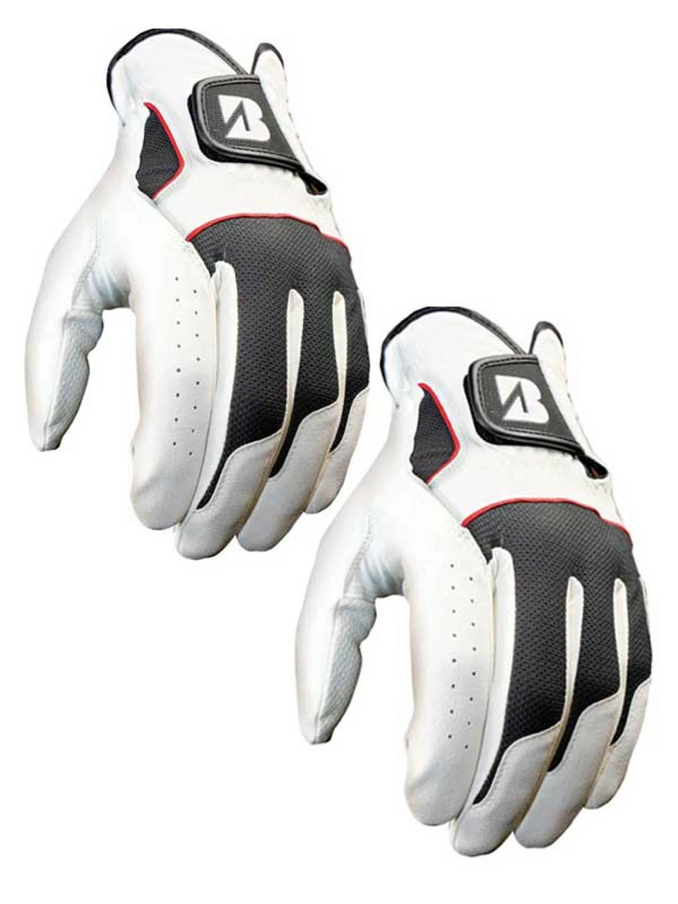 Bridgestone XFIXx Pack Of 2 Golf Gloves White 3 Bridgestone XFIXx Pack Of 2 Golf Gloves White