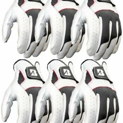 Bridgestone XFIXx Pack Of 6 Golf Gloves White