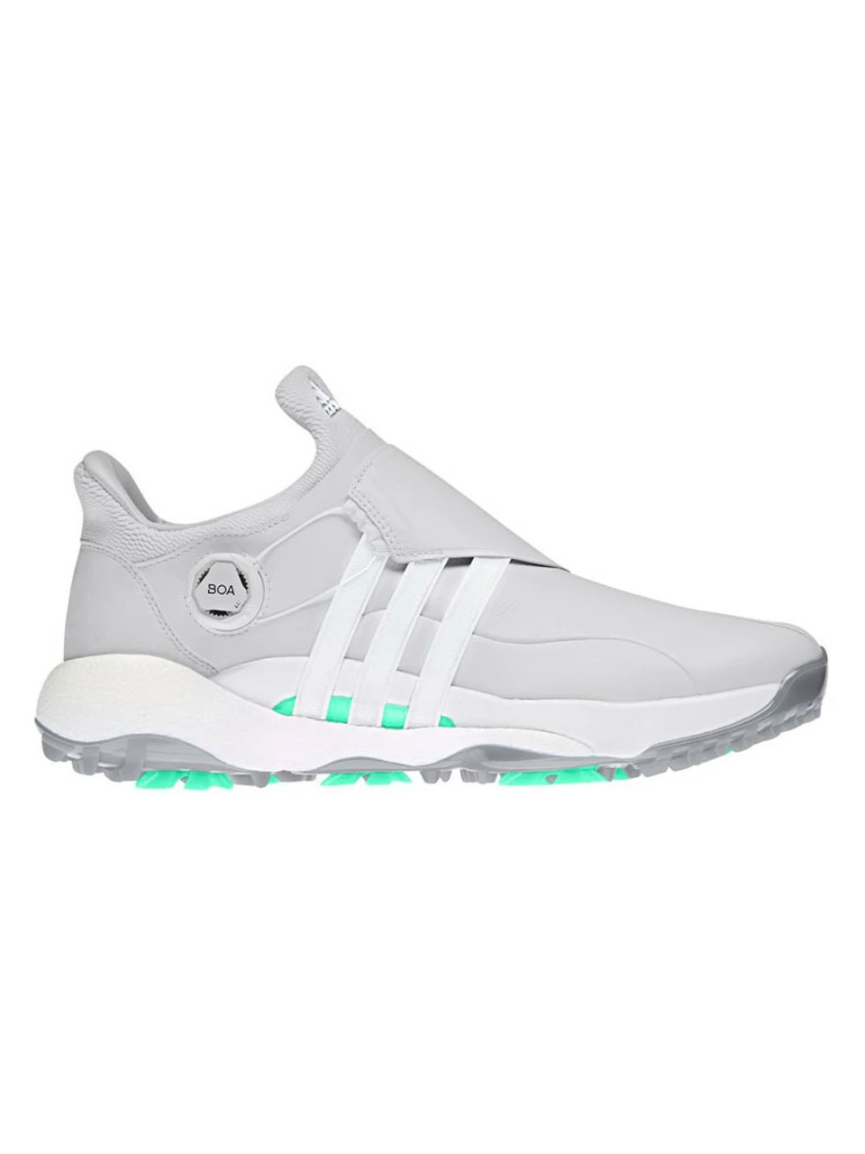 Adidas Women's Tour360 22 BOA Golf Shoes - Grey Two/Cloud White/Pulse Mint 3 Adidas Women's Tour360 22 BOA Golf Shoes - Grey Two/Cloud White/Pulse Mint